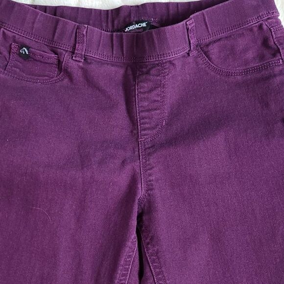 Jordache Purple Jegging Girls XL 14-16 Stretch Denim Legging School Pants - Picture 6 of 7